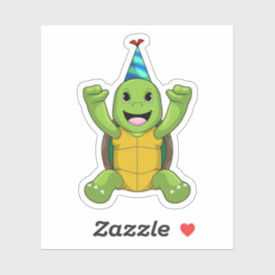 Sticker Turtle at Birthday