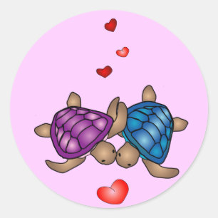 Sticker Turtle Love