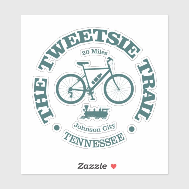 Sticker Tweetsie Trail (cyclisme) (Feuille)