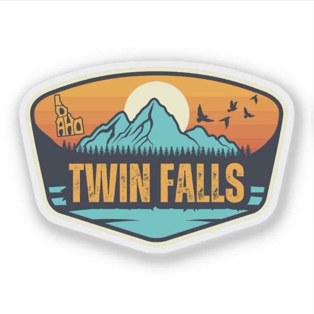 Sticker Twin Falls, Idaho (Devant)