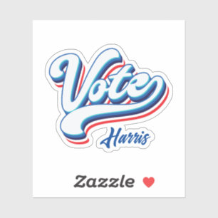 Sticker Typographie des élections