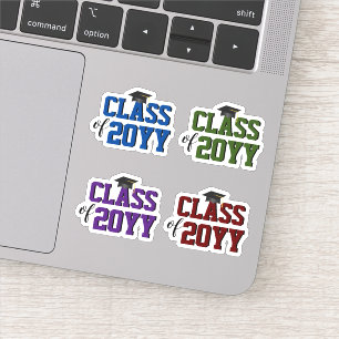 Sticker Typographie élégante moderne de remise de diplôme