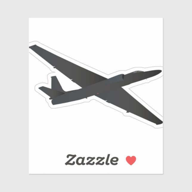 Sticker U-2 Dragon Lady Reconnaissance Aircraft (Feuille)