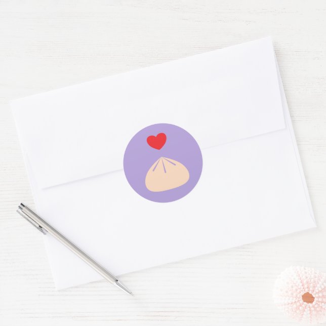 Sticker Ube Amour Dumpling (Enveloppe)