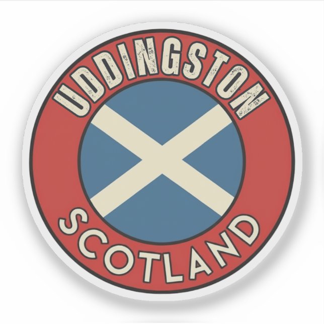 Sticker Uddingston, Écosse (Devant)