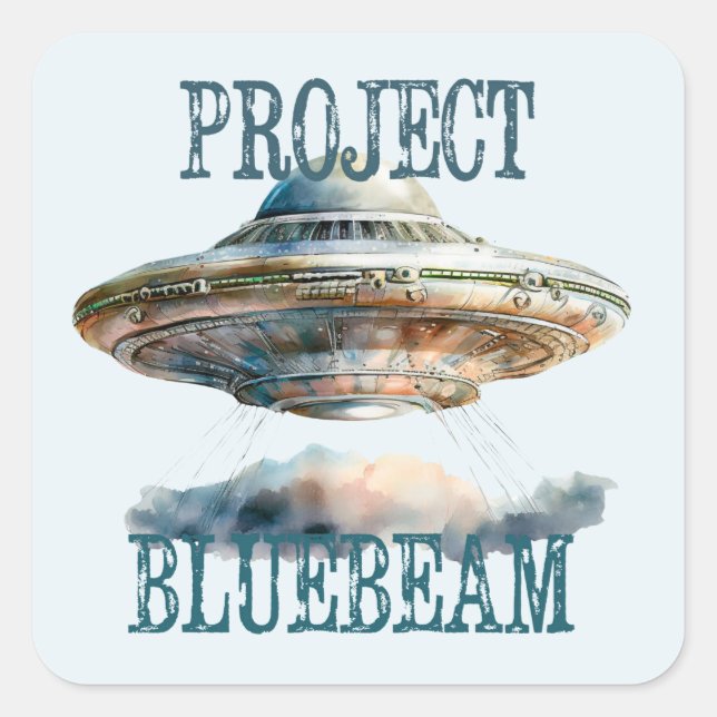 Sticker UFO de conspiration pour les chercheurs de (Devant)