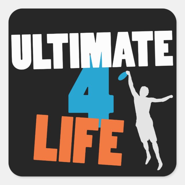 Sticker Ultimate 4 Life (sombre) (Devant)