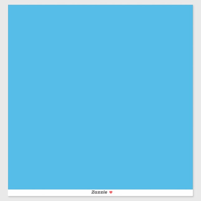 Sticker un arrière - plan bleu avec un (Feuille)