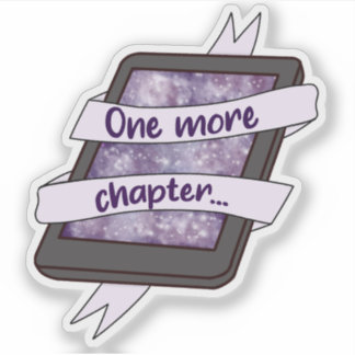 Sticker Un chapitre de plus Galaxy Kindle