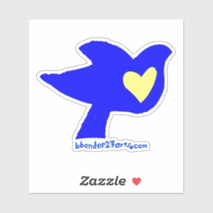 Sticker un coeur pour l'Ukraine