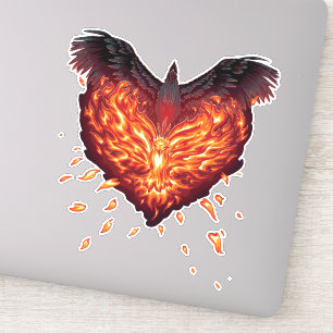 Sticker Un coeur renaît