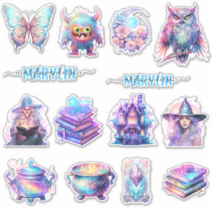 STICKER UN ENSEMBLE DE PACK GOULISH UNIQUE DE NOM PERSONNA