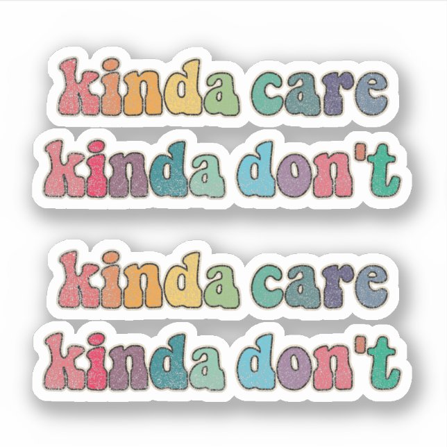 Sticker Un peu de soins ne (Devant)