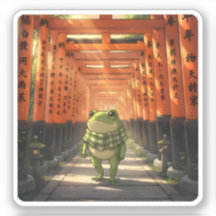 Un vœu parmi les portes Torii