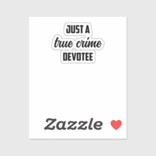 Sticker Un vrai crime dévot : le statut de passion du fan 