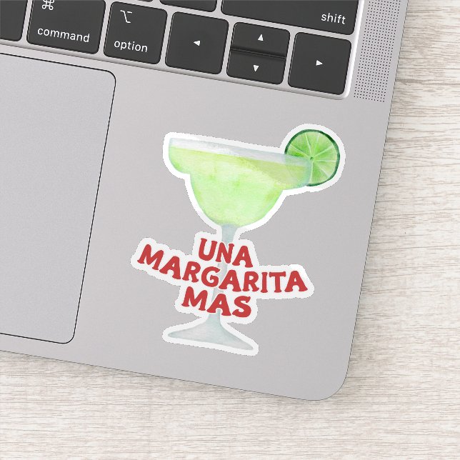 Sticker Una Margarita Más, One More Margarita Cocktail (Détail)