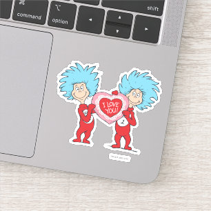 Sticker Une Chose Deux Je T'Aime