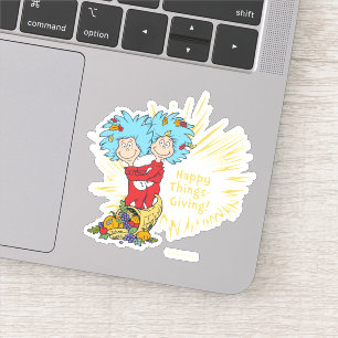 Sticker Une Chose Deux Joyeuses Choses Qui Donnent !