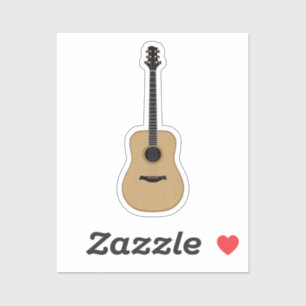 Sticker Une jolie guitare