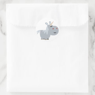 Sticker Unicorn Carton Inscrutable
