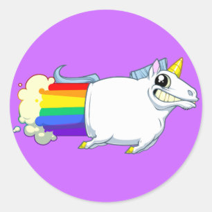 Sticker Unicorn Farts (inversé)