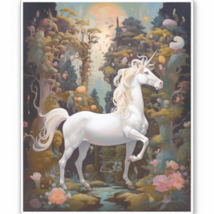 Sticker Unicorn Imaginaire Art