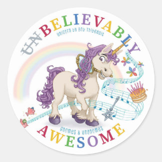 Sticker Unicorn incroyablement génial