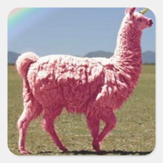 Sticker Unicorn-Lama (Devant)