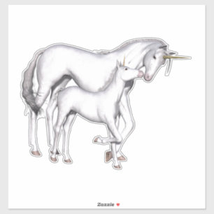 Sticker Unicorne
