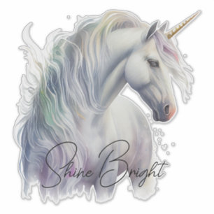 Sticker Unicorne Inspirationnelle