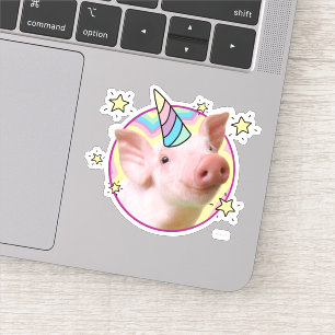 Sticker Unicorne magique de Piglet