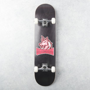 Sticker Unicorne rose Anniversaire