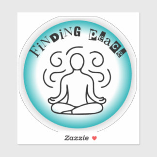 Sticker Unique Finding Peace Art Designs - Happy Shopping