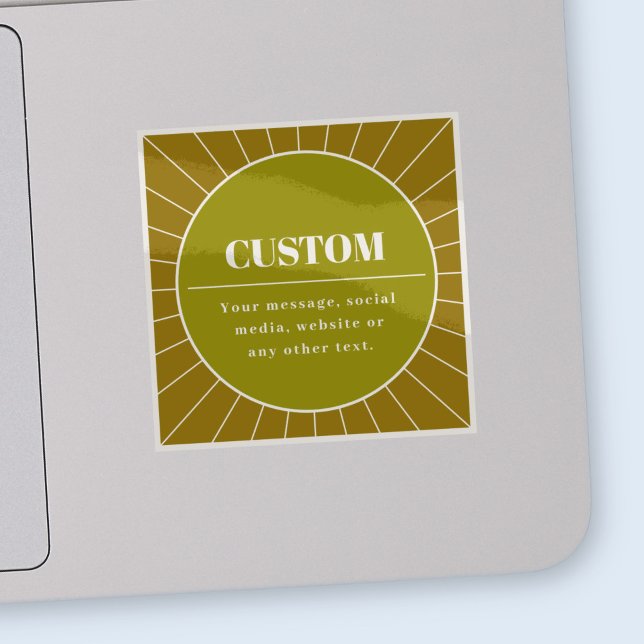 Sticker Unique Modèle de conception modifiable inspiré par (Créateur téléchargé)