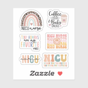 Sticker Unité de soins intensifs néonatals mignons NICU Nu