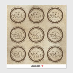 Sticker Université de joint de mammouth de Beringia