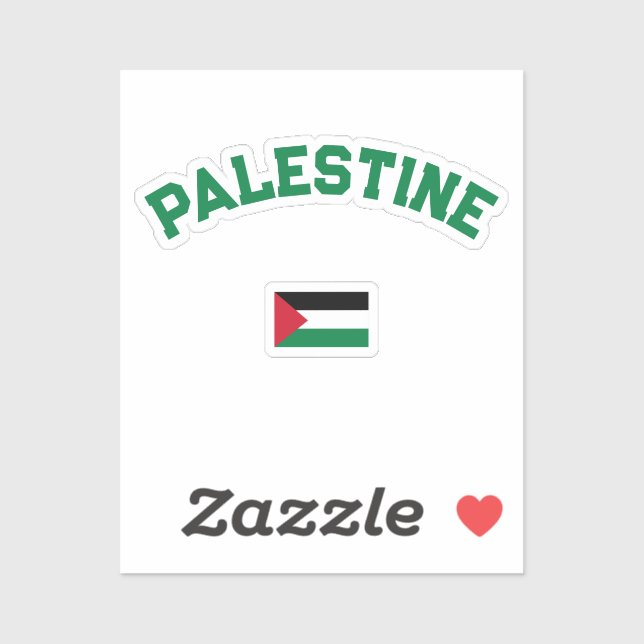 Sticker Université de Varsity de l'État de Palestine (Feuille)