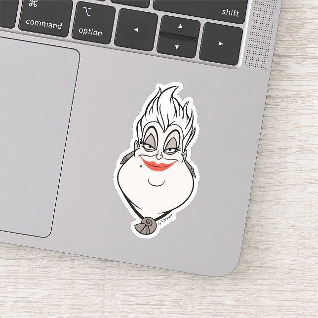 Sticker Ursula | Un visage méchant (Détail)