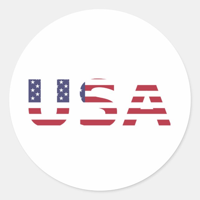 Sticker USA (Front)