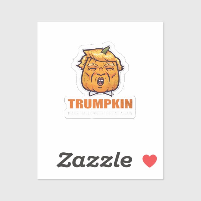 Sticker Usa Trumpkin Rendre Halloween grand encore Costume (Feuille)