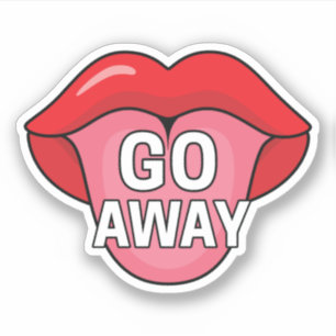 Sticker Va t'en aller