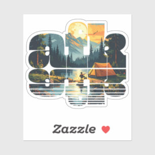 Sticker Vac de camping