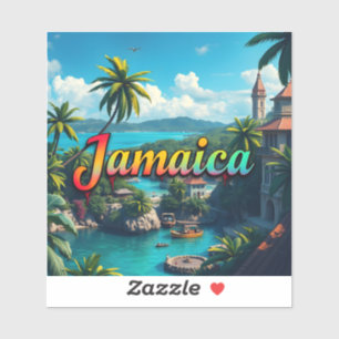 Sticker Vacances en Jamaïque
