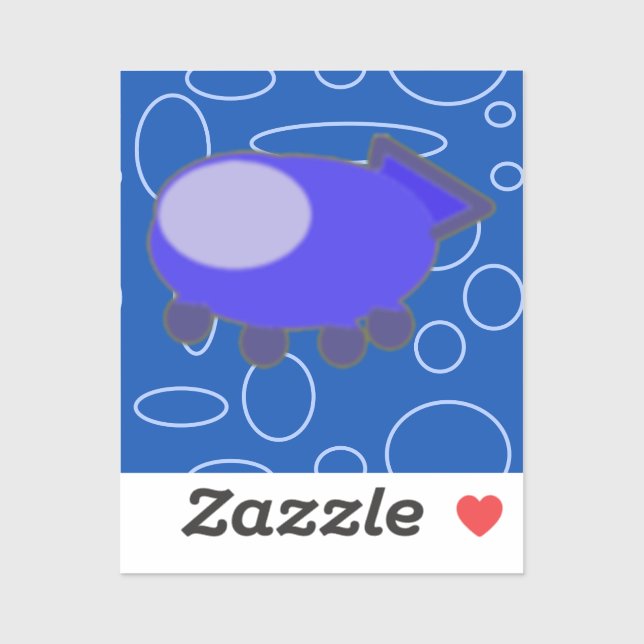 Sticker Vaisseau spatial (Feuille)