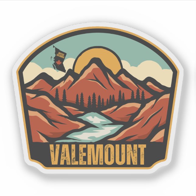 Sticker Valemount (Colombie-Britannique) (Devant)