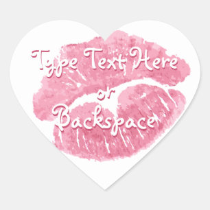 Sticker Valentine's Love Kiss Sticker Personnalise