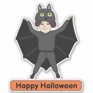 Sticker Vampire Bat costume enfant