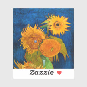 Sticker Van Gogh Sunflowers