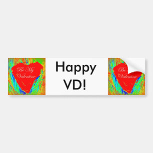 sticker vd pare-chocs heureux