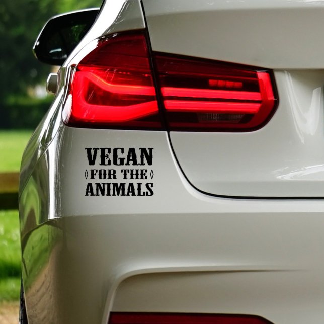 Sticker Végétan Pour Les Animaux, Décal De Voiture (Créateur téléchargé)
